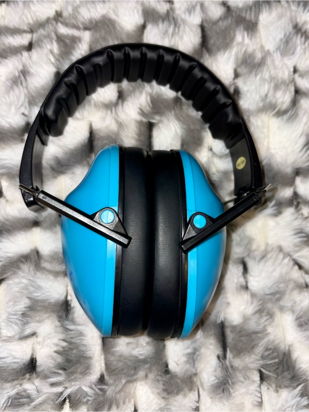 Blue Over-Ear Noise-Isolating Headphones with Padded Headband